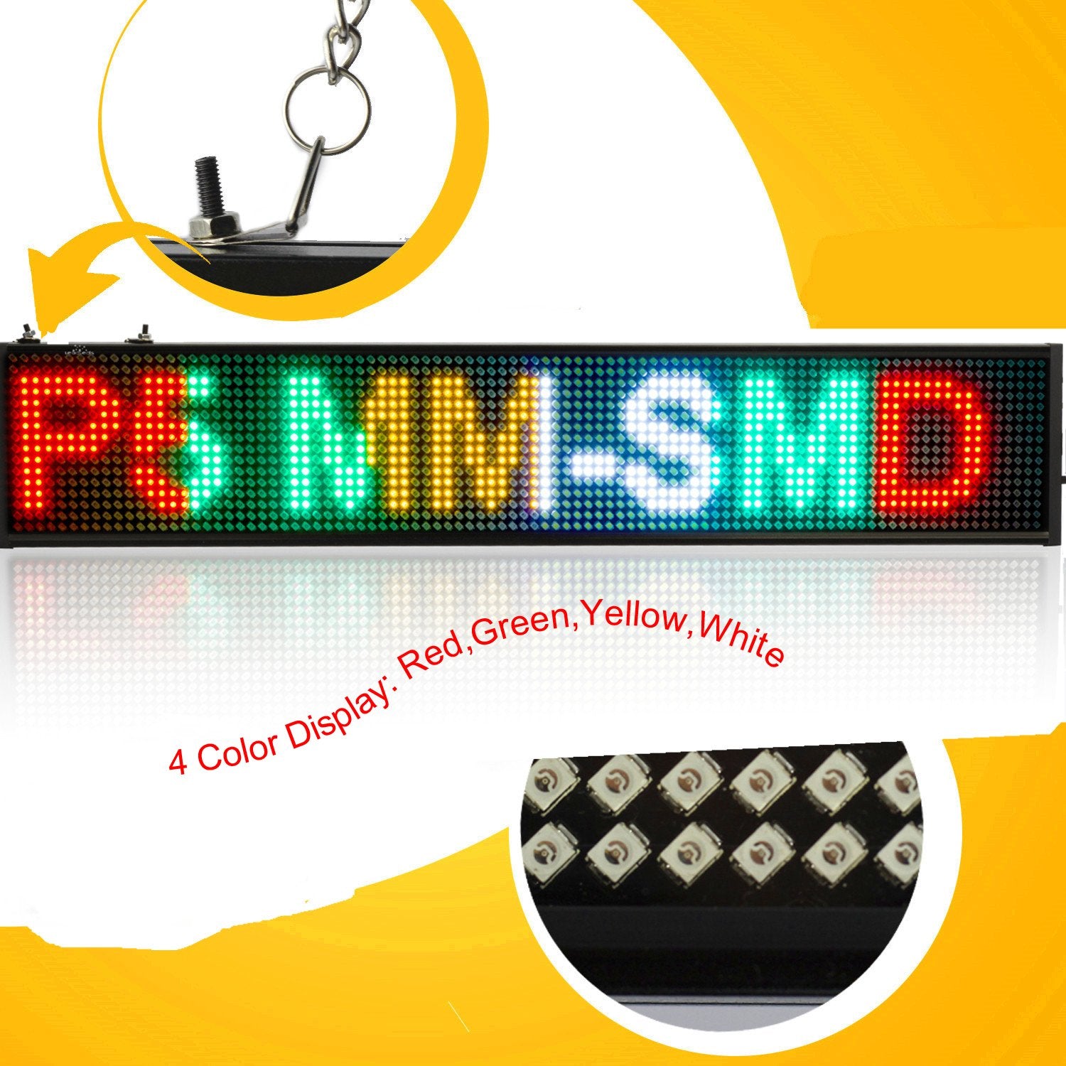 Leadleds Electronic Message Signs Multicolor LED Sign for Business Secondary image