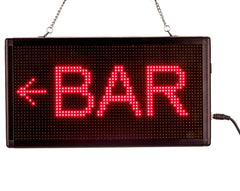 Leadleds 13"x7" Message Board WiFi LED Sign Programmable by Phone, 3 Colors - Leadleds