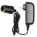  AC to DC Converter 2A 24W Car Cigarette Lighter Socket 110-240V to 12V AC/DC Power Adapter