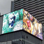 Leadleds Building Corner Advertising Billboard Sign Vertical Wall Led Display Screen Outdoor Waterproof