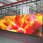 Commercial outdoor LED sign displaying full color graphics - IP65 waterproof 5mm pixel pitch digital display