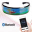 Full-color LED glasses with a programmable message display