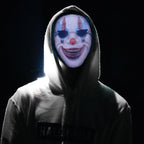 Gesture control face transforming LED mask using automatic induction sensor to switch faces