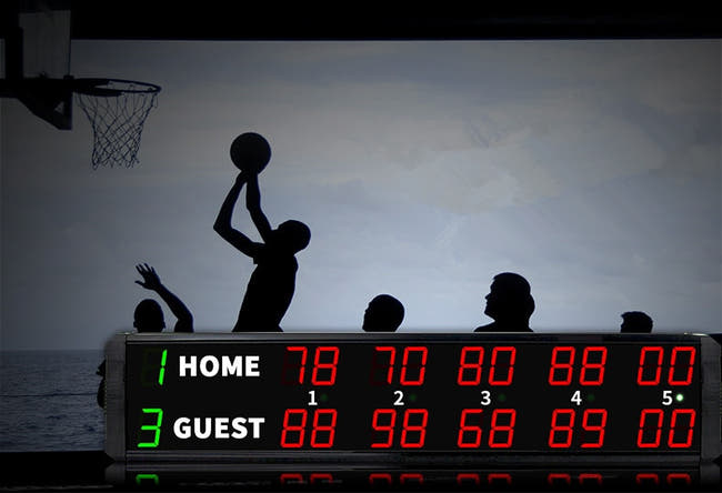 71cm 22Digit Sports Competition ScoreBoard for Gym Boxing Table Tennis Basketball Score Board - Leadleds Secondary image