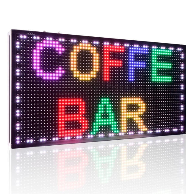 Leadleds Indoor Led Display Electronic Digital Signage by LAN Fast Program Multicolor Message, 71 x 39cm Второстепенное изображение товара