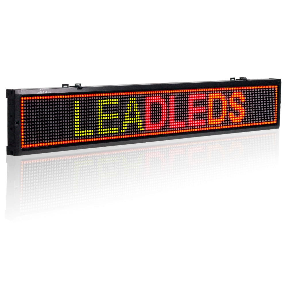 Leadleds Bluetooth-LED-Namensschild, wiederaufladbares Namensschild - Grün