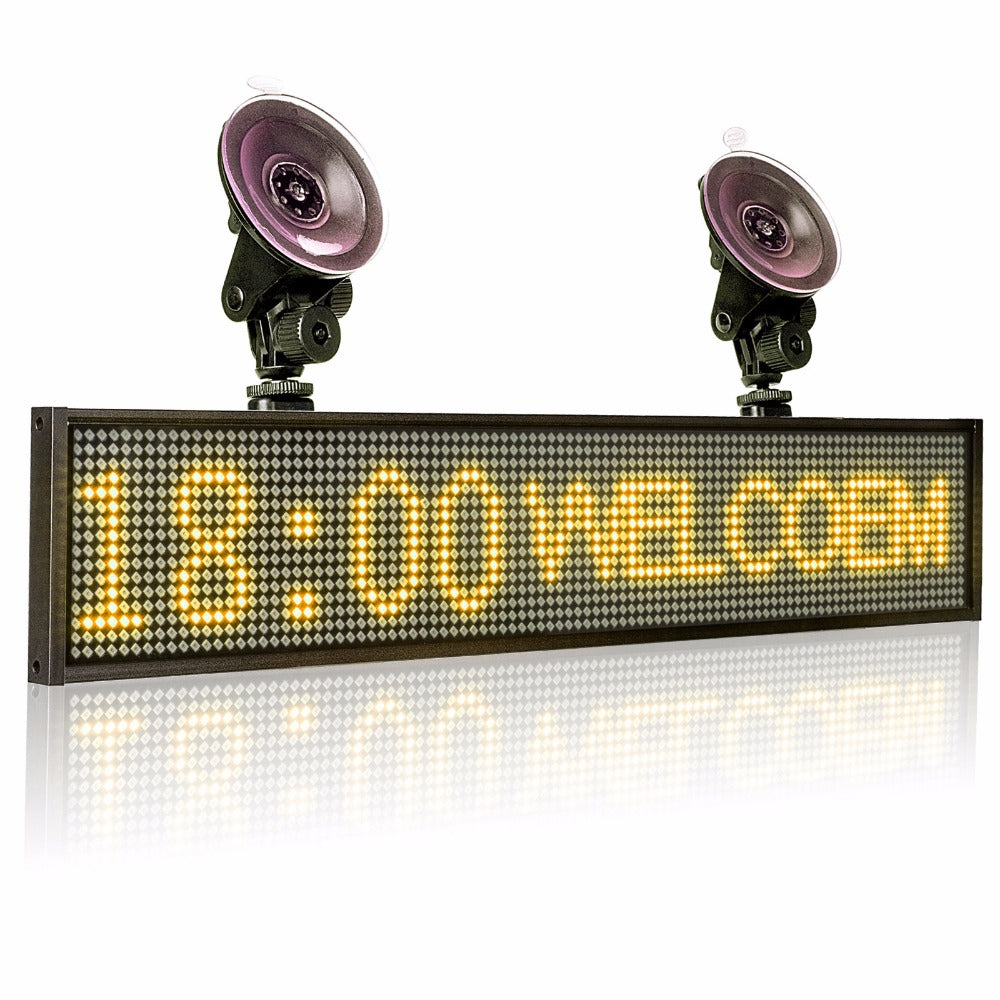 electronic message board for cars
