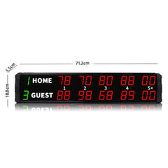 71cm 22Digit Sports Competition ScoreBoard for Gym Boxing Table Tennis Basketball Score Board - Leadleds