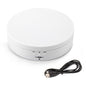 UNTCENT Motorized Turntable Electric Rotating Display Stand for Jewelry Hobby Collectible Products