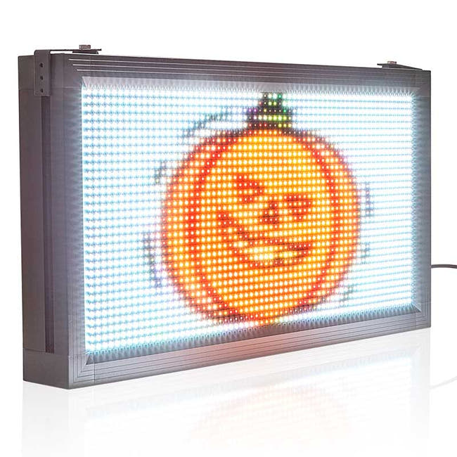Leadleds Window Sign Programmable RGB Outdoor Waterproof Programmable Led Sign Board Main image