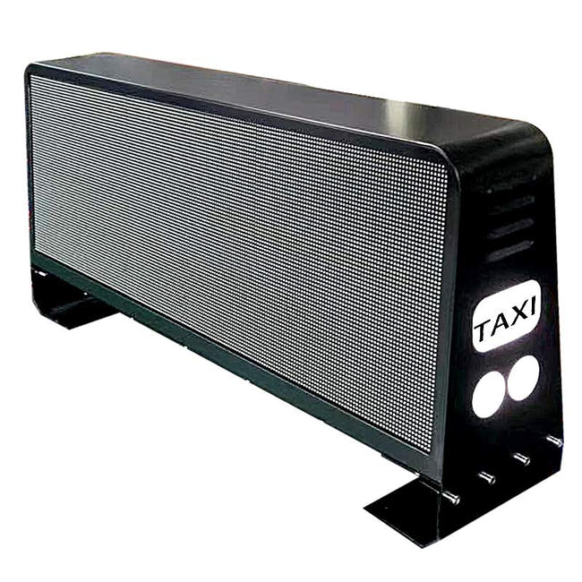 Leadleds P5 LED Taxi Top Display Waterproof, Wireless Car Roof Advertising Led Sign 96 x 32cm 2-side Secondary image