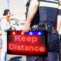 LED Warning Sign for Police