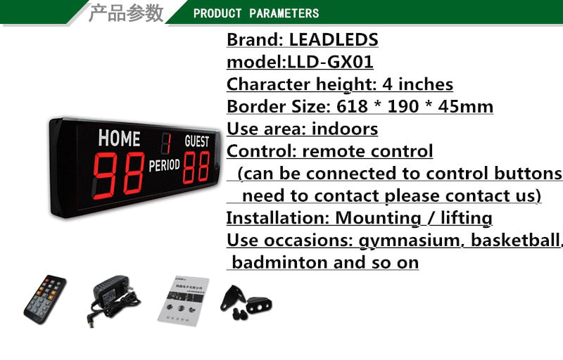 LED score display