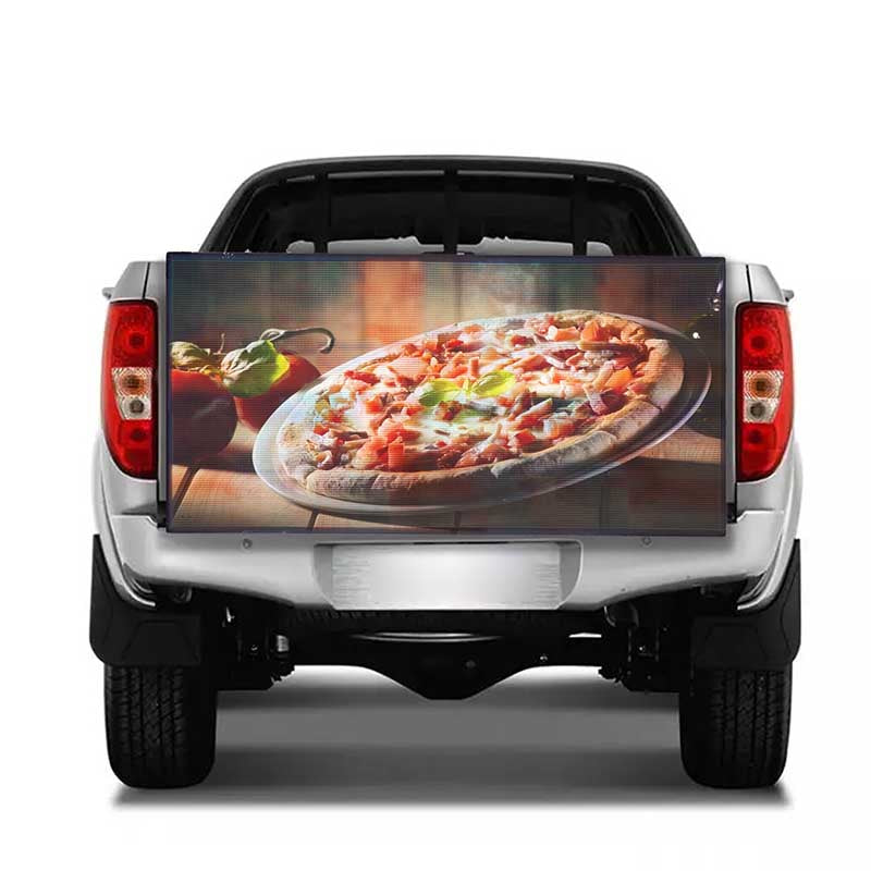 53in Custom Car Sign Led TV Advertising Board Light Up Signs Waterproof  for Vehicle DC9-36V