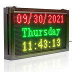 Leadleds Window Sign Programmable RGB Outdoor Waterproof Programmable Led Sign Board