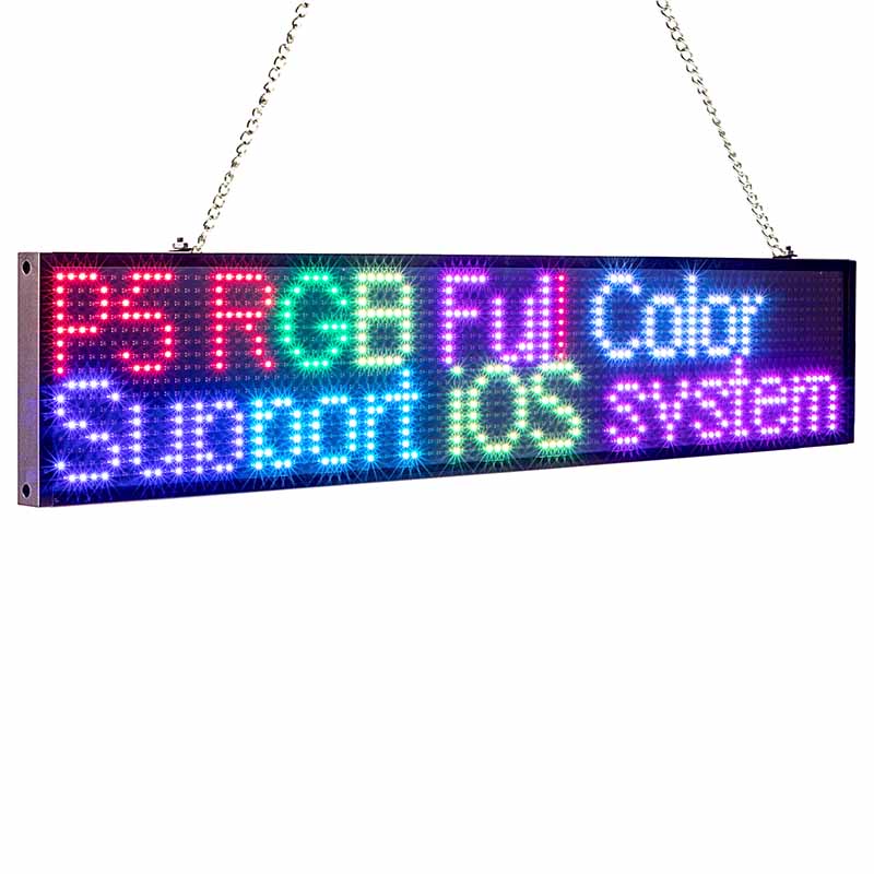 Leadleds WiFi Digital Signage Scrolling Multi Color Message LED Display Board for Your Business Increasing