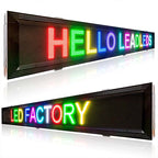 Outdoor LED display sign with a bright programmable message board for business advertising