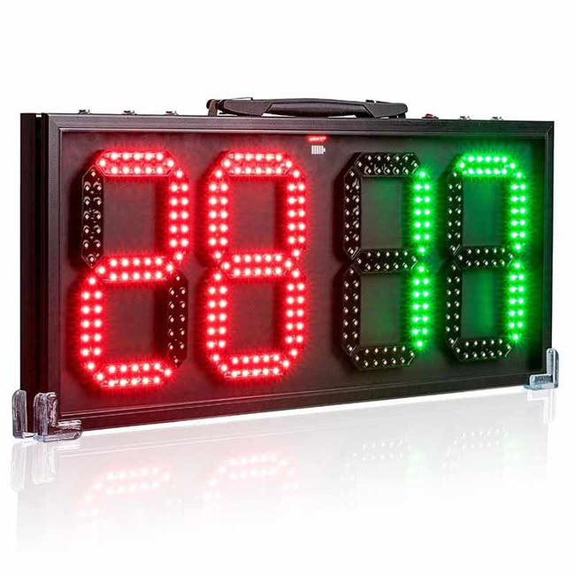 Leadleds 8-in LED Portable Football Electronic Soccer Change Player Display Board Referee Substitution Boards Equipment - Leadleds Image principale du produit