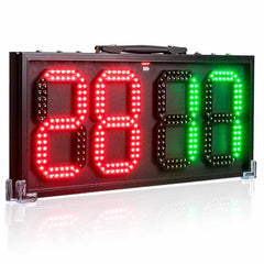 Leadleds 8-in LED Portable Football Electronic Soccer Change Player Display Board Referee Substitution Boards Equipment - Leadleds