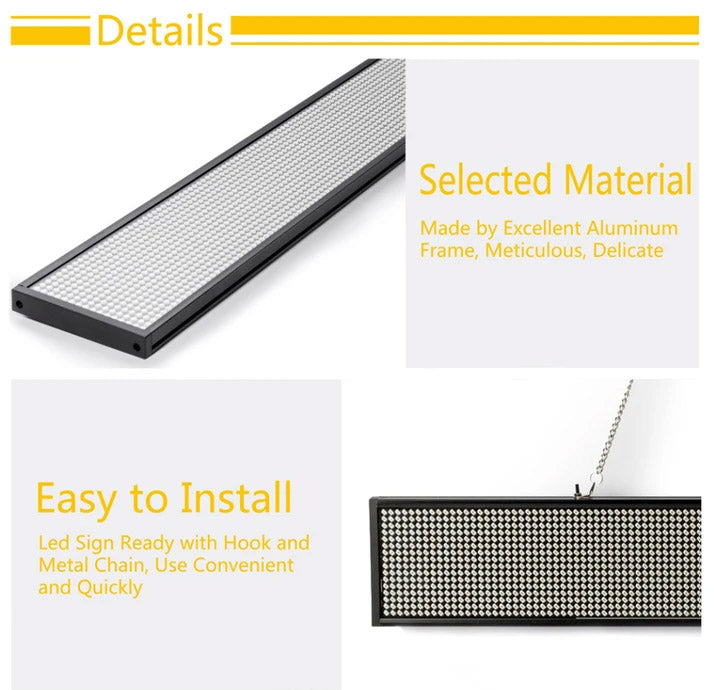 Retail store Bluetooth LED sign