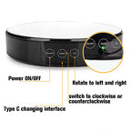 LED Screen Display Smart Electric Rotating Stand APP Intelligent Remote Control Turntable for Live Video Studio Shooting Props