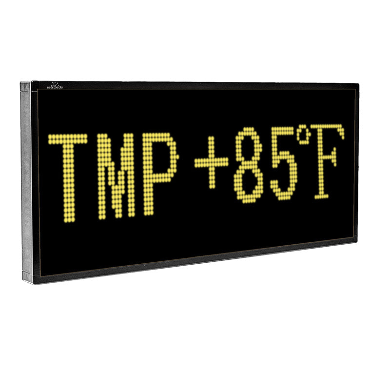 Leadleds Battery Operated Temperature Display Outdoor Digital Sign Board 9.5 x 15.8 in