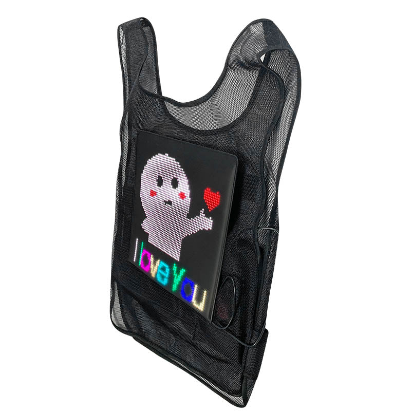 Leadleds LED Advertising Vest – Programmable Wearable LED Display for Promotions and Events Secondary image