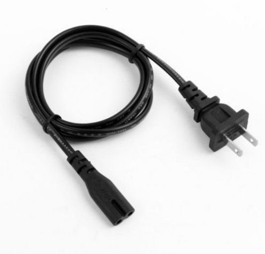 US Standard 2-Prong AC Plug Charge Adapter PC Laptop PS2 PS3 Slim-Led Display Power Accessory - Leadleds