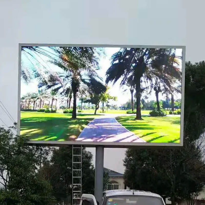 Leadleds Outdoor Led Display Advertising 63*25in Video Play