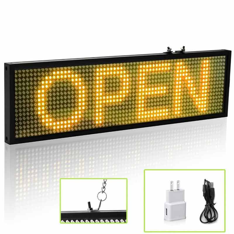 DC 12V Car LED Programmable Showcase Message Sign Scrolling Display Lighting Board by Phone Program - Leadleds