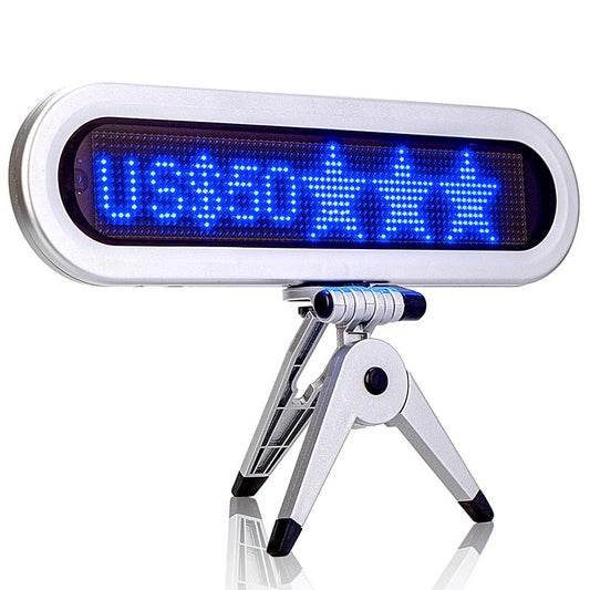 28 cm 12V Blue Store Window Car Rear Window  LED Scrolling Display Board South Korea Russia English Advertising Sign