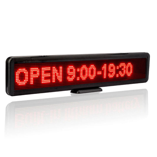 Store LED Sign Rolling Advertising Message Display Board Multifunctional USB Programmable Charging Built-in Lithium Battery