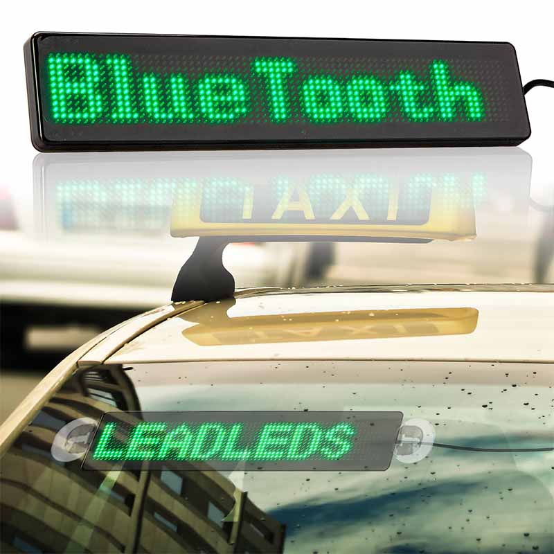 Leadleds Bluetooth Car Sign Scrolling Message Boards