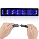 23cm 12V LED Car Signs Remote Programmable Scrolling Message display Board Diy kit