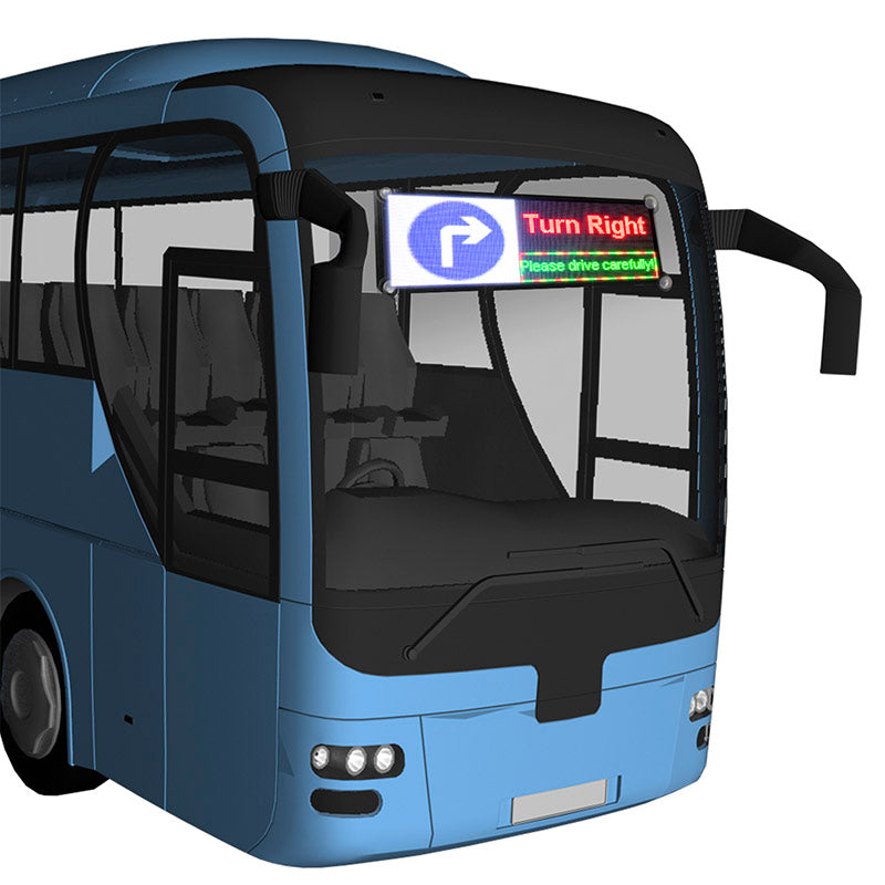 Leadleds 20 in LED Bus Display Sign Full Color Super Bright with Sucke