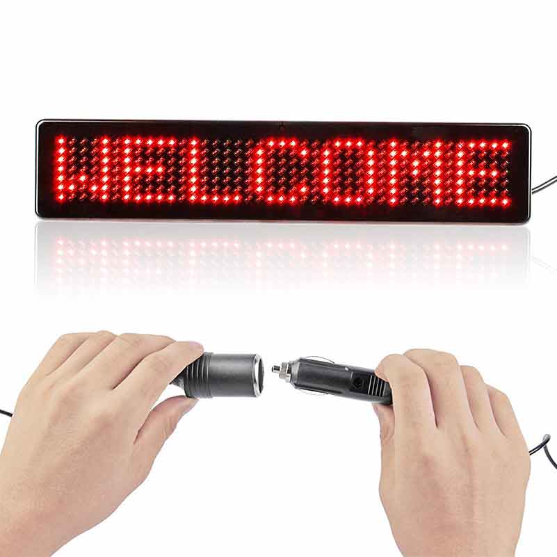 Custom LED car displays Main image