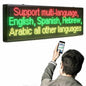 Leadleds Full Color Car Sign Programmable by WiFi, 762 x 274 mm