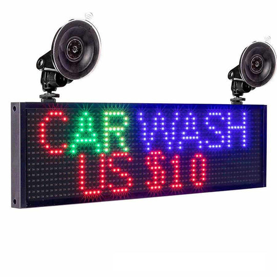 Programmable Car Signs | Programmable LED Sign for Cars | Leadleds