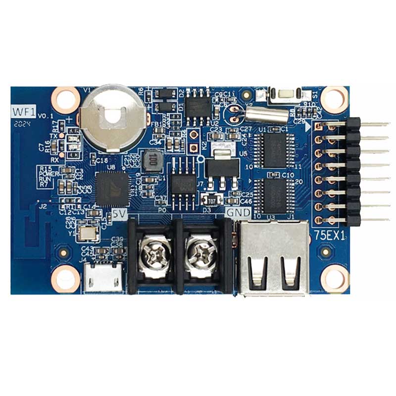 WiFi Control Card Multicolor Messages Support Phone Programmable LHD-WF1