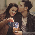 Leo Virgo Scorpio 12 Constellation Rotating Crystal Ball Night Light Zodiac Sign Bluetooth Speaker