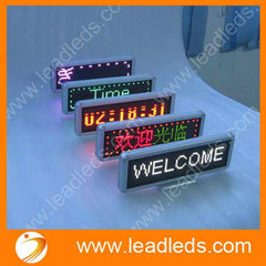 Built-in Battery Rechargeable Scrolling LED Car Sign 17 x 4.3inch/ Car LED Display Board LED Programmable Message Sign 12v Diy kit - Leadleds