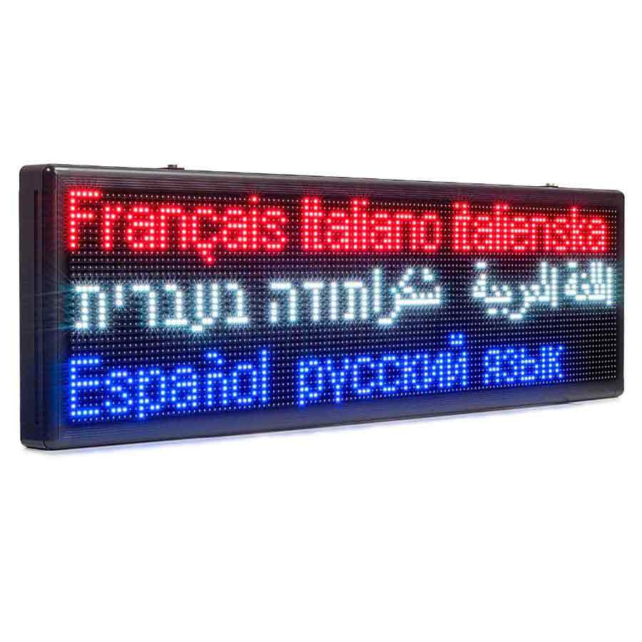 Leadleds Outdoor Business Sign Programmable Scolling Marquee Warning Signs