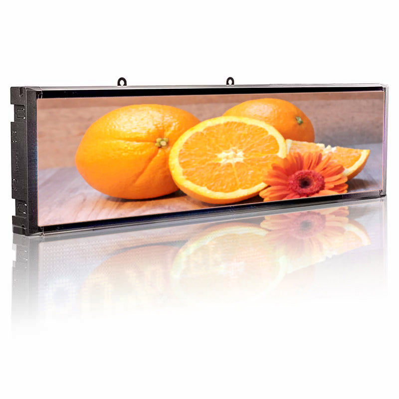 Leadleds HD LED Banner Electronic Message Center Signage for Business, 86 x 344 pixels