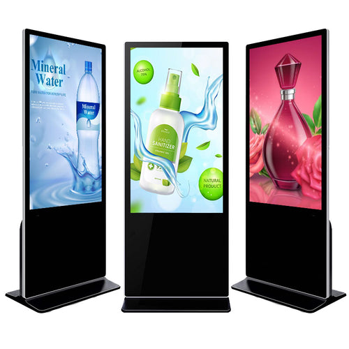 43in Digital Signage Media Advertising Player Programmable Floor Standing Android LCD Video Screen Indoor