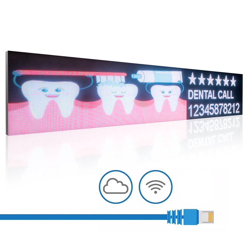 Leadleds 88 in Outdoor Electronic LED Message Board Sign Full color Display