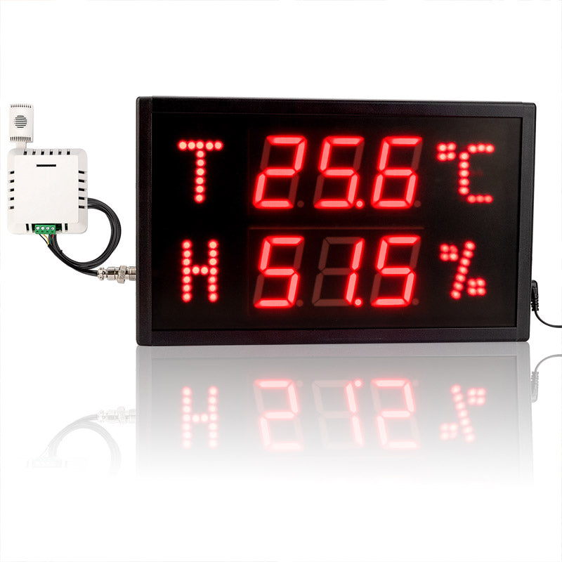 Leadleds High Precision Temperature and Humidity Monitor Fahrenheit Celsius can be switched Industrial Quality