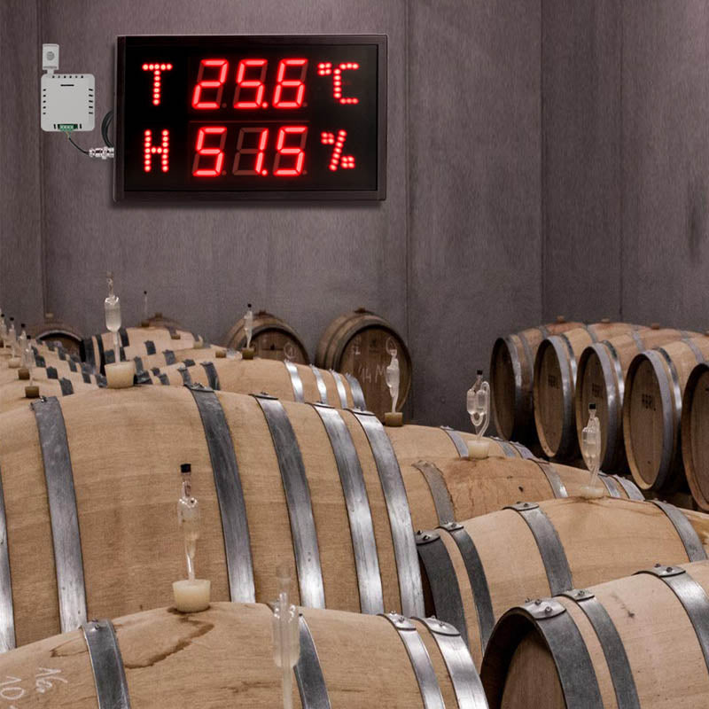 Leadleds High Precision Temperature and Humidity Monitor Fahrenheit Celsius can be switched Industrial Quality