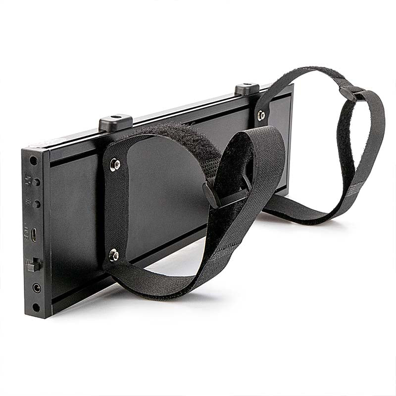 Letrero luminoso LED programable con Bluetooth y correas de velcro de Leadleds de 34 cm para coche  Imagen secundaria del producto