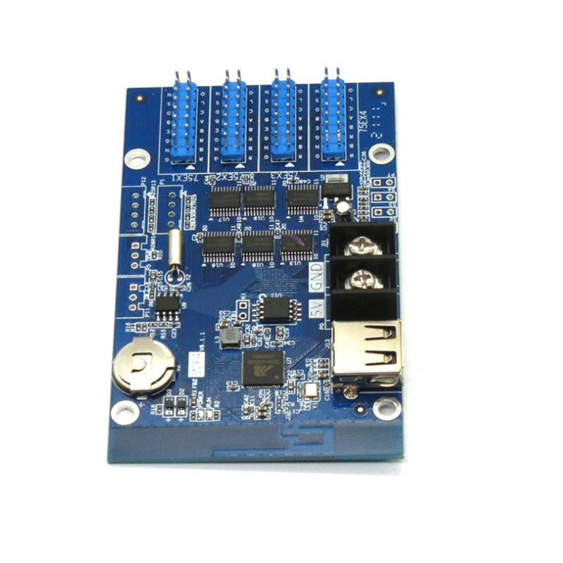 Led Control Card 1280 x 256 Pixels Full Color Controller 4 x HUB75E Главное изображение товара
