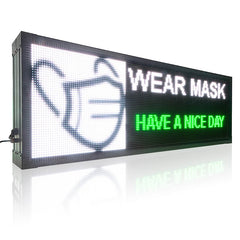 66 inch Outdoor LED Video Sign Double Sided Full Color _ Leadleds